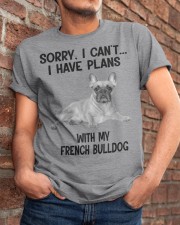 I have plans with my dog French Bulldog Classic T-Shirt apparel-classic-tshirt-lifestyle-26