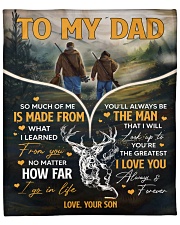 So Much Of Me Is Made From What I Learned To Dad Fleece Blanket - 50" x 60" front