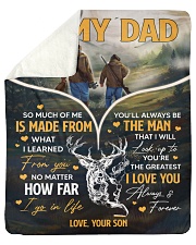 So Much Of Me Is Made From What I Learned To Dad Sherpa Fleece Blanket tile
