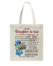 I Did Not Get To Choose You To Daughter In Law Tote Bag tile