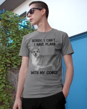 I have plans with my dog Corgi Classic T-Shirt apparel-classic-tshirt-lifestyle-17