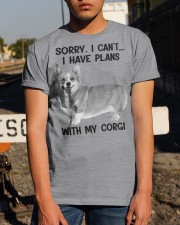 I have plans with my dog Corgi Classic T-Shirt apparel-classic-tshirt-lifestyle-29