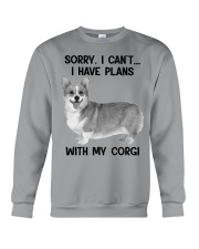 I have plans with my dog Corgi Crewneck Sweatshirt tile