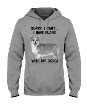 I have plans with my dog Corgi Hooded Sweatshirt tile