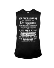 You Can't Scare Me I Have A Crazy Daughter To Dad Sleeveless Tee tile