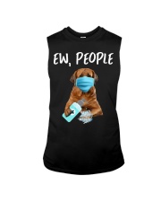 Ew People Dog Wearing A Face Mask Tosa Inu Sleeveless Tee tile