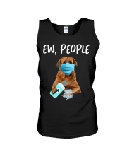 Ew People Dog Wearing A Face Mask Tosa Inu Unisex Tank tile