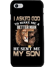 I Asked God To Make Me A Better Man Phone Case tile