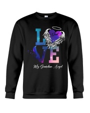 Love Dad My Guardian Angel Mom To Daughter Crewneck Sweatshirt tile