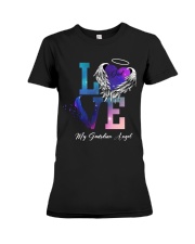 Love Dad My Guardian Angel Mom To Daughter Premium Fit Ladies Tee tile