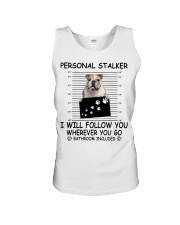 Personal Stalker American Bulldog Unisex Tank tile