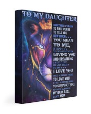 It's Hard To Find Words To Tell U Mom To Daughter 11x14 Gallery Wrapped Canvas Prints front