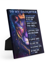 It's Hard To Find Words To Tell U Mom To Daughter Easel-Back Gallery Wrapped Canvas tile