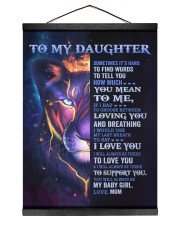 It's Hard To Find Words To Tell U Mom To Daughter Hanging Canvas tile