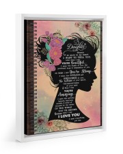 There's So MUch In My Heart Mom To Daughter Floating Framed Canvas Prints White tile
