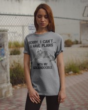 I have plans with my dog Goldendoodle Classic T-Shirt apparel-classic-tshirt-lifestyle-18