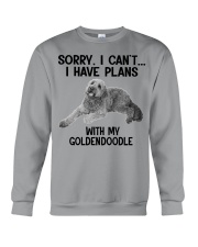 I have plans with my dog Goldendoodle Crewneck Sweatshirt tile