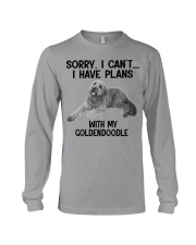 I have plans with my dog Goldendoodle Long Sleeve Tee tile