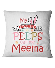 Customize Easter's day Meema To Grandma Square Pillowcase tile
