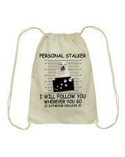 Personal Stalker Great Pyrenees Drawstring Bag tile