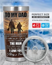 So Much Of Me Is Made From What I Learned To Dad 20oz Tumbler aos-20oz-tumbler-lifestyle-front-49