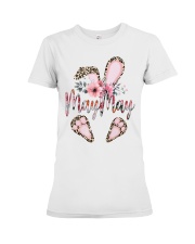 Customize GRANDMA Easter's day MayMay Premium Fit Ladies Tee tile