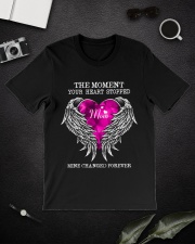 The Moment Your Heart Stopped Daughter To Mom Classic T-Shirt lifestyle-mens-crewneck-front-16