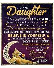 Never Forget That I Love You Mom To Daughter Fleece Blanket - 50" x 60" front