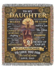 I Want U To Believe In Your Heart Dad To Daughter 50x60 - Woven Blanket tile