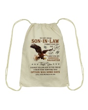 I Didn't Give You Gift Of Life Eagle To Son-In-Law Drawstring Bag tile