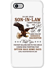 I Didn't Give You Gift Of Life Eagle To Son-In-Law Phone Case tile