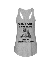 I have plans with my dog Yorkshire Terrier Ladies Flowy Tank tile