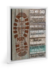 I Am Because You Are So Much Of Me Daughter To Dad Floating Framed Canvas Prints White tile