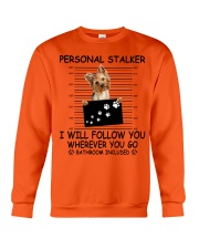 Personal Stalker Yorkshire Terrier Crewneck Sweatshirt tile