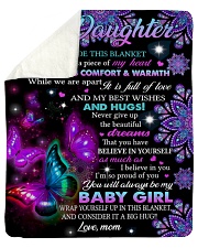 Inside This Blanket There Is Piece Mom To Daughter Sherpa Fleece Blanket tile