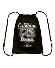 Being Grandpa Is An Honor Being Papa Is Priceless Drawstring Bag tile