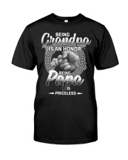 Being Grandpa Is An Honor Being Papa Is Priceless Premium Fit Mens Tee tile