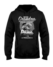 Being Grandpa Is An Honor Being Papa Is Priceless Hooded Sweatshirt tile