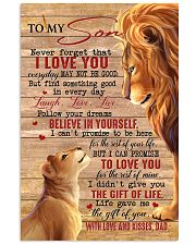 Never Forget That I Love U Lion Dad To Son Vertical Poster tile