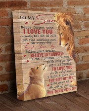 Never Forget That I Love U Lion Dad To Son 11x14 Gallery Wrapped Canvas Prints aos-canvas-pgw-11x14-lifestyle-front-09