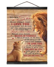 Never Forget That I Love U Lion Dad To Son Hanging Canvas tile