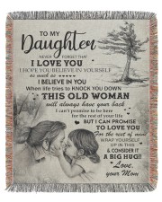 Never Forget That I Love You Mom To Daughter 50x60 - Woven Blanket tile