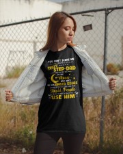 You Can't Scare Me I Have A Crazy Step-dad Classic T-Shirt apparel-classic-tshirt-lifestyle-07