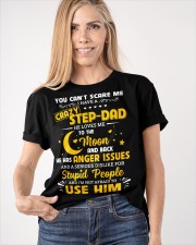 You Can't Scare Me I Have A Crazy Step-dad Classic T-Shirt apparel-classic-tshirt-lifestyle-front-100