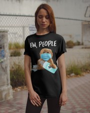 Ew People Dog Wearing A Face Mask Labradoodle Classic T-Shirt apparel-classic-tshirt-lifestyle-18