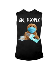 Ew People Dog Wearing A Face Mask Labradoodle Sleeveless Tee tile