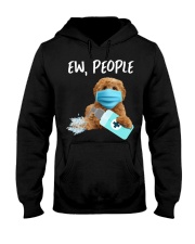Ew People Dog Wearing A Face Mask Labradoodle Hooded Sweatshirt tile