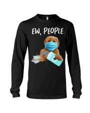 Ew People Dog Wearing A Face Mask Labradoodle Long Sleeve Tee tile