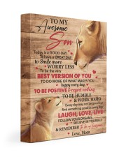 Today Is A Good Day Have Great Day Lion Mom To Son 11x14 Gallery Wrapped Canvas Prints front