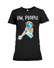 Ew People Labrador Retriever Premium Fit Ladies Tee tile